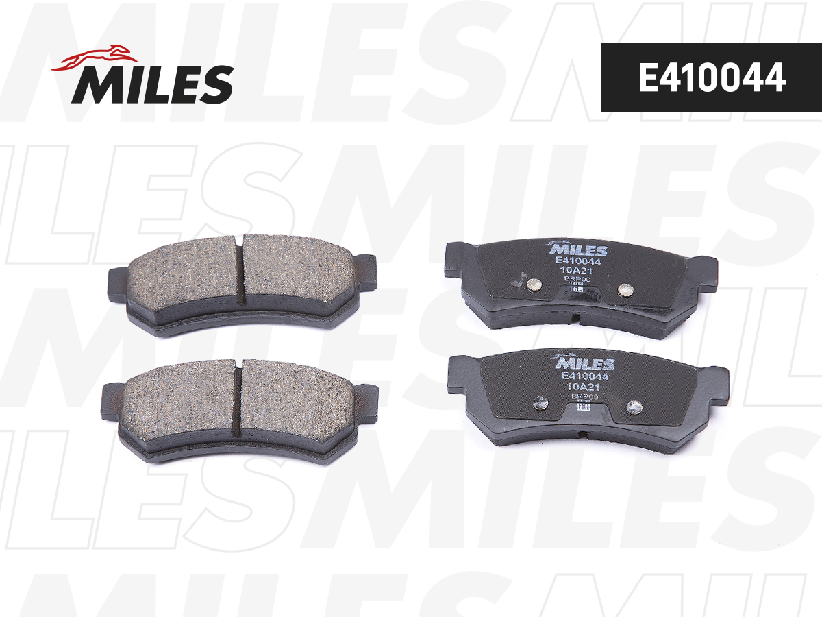 Купить запчасть MILES - E410044 Колодки тормозные задние (без датчика) (Смесь Low-Metallic) CHEVROLET LACETTI 07-/DAEWOO NUBIRA (TRW GDB4178) E410044