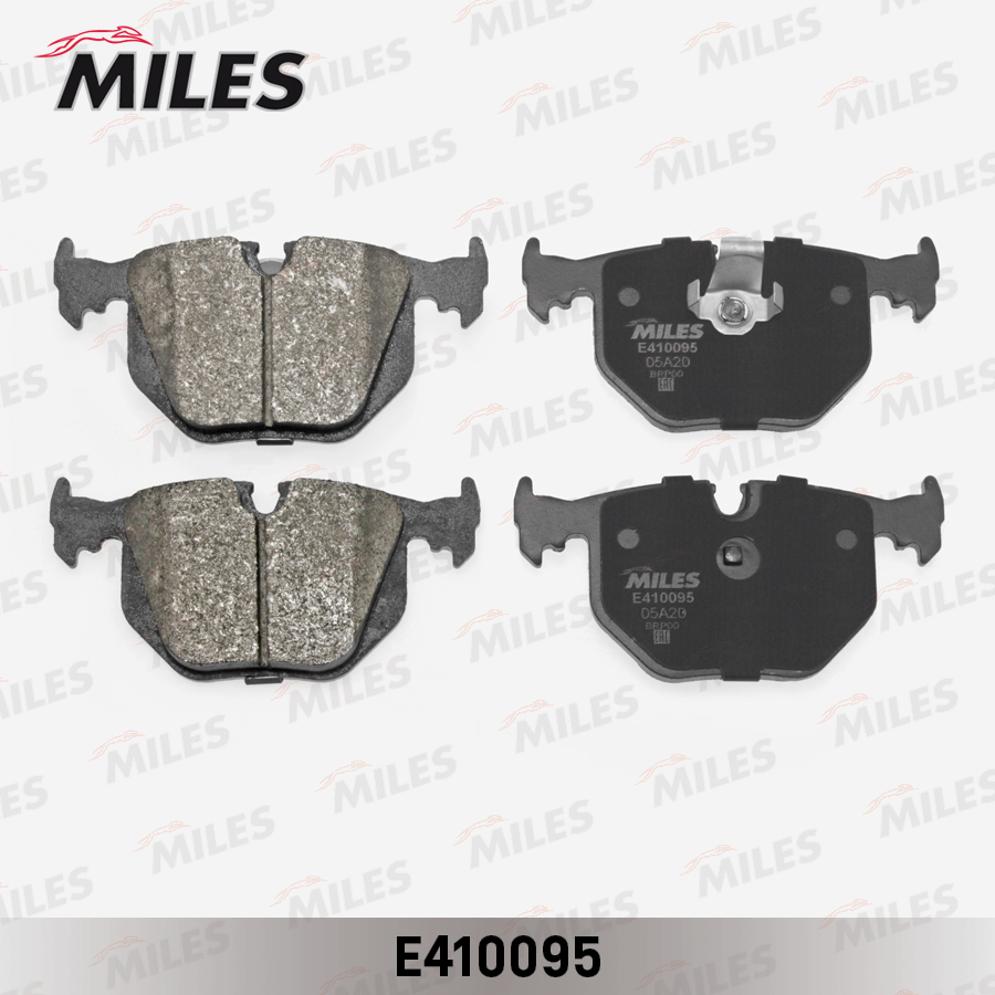 Купить запчасть MILES - E410095 Колодки тормозные задние (без датчика) (Смесь Low-Metallic) BMW X3 E83/X5 E53/3 E46 2.5/3.0/ RANGE ROVER III 02- (TRW GDB1530) E410095