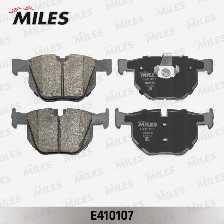 Купить запчасть MILES - E410107 Колодки тормозные задние (без датчика) (Смесь Low-Metallic) (BMW X5 (E70), X6 (E71, E72)) (TRW GDB1730) E410107