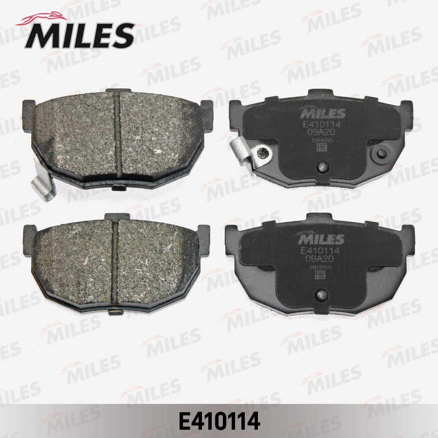 Купить запчасть MILES - E410114 Колодки тормозные задние (без датчика) (Смесь Low-Metallic) HYUNDAI ELANTRA 00-/LANTRA 90-00/KIA CERATO 04- (TRW GDB3170) E410114