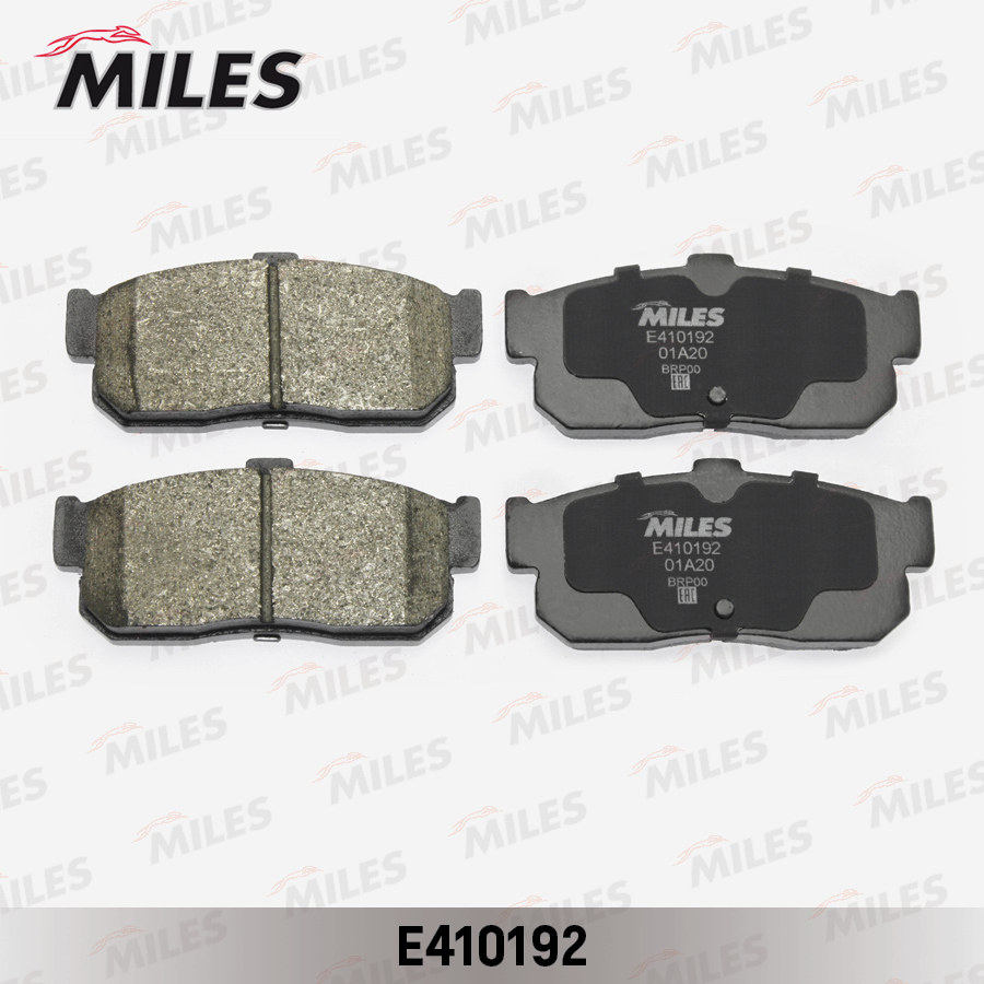 Купить запчасть MILES - E410192 Колодки тормозные задние (без датчика) (Смесь Low-Metallic) NISSAN ALMERA 95-/MAXIMA 95-/PRIMERA 90-98/SUNNY 87-95 (TRW GDB1172) E410192