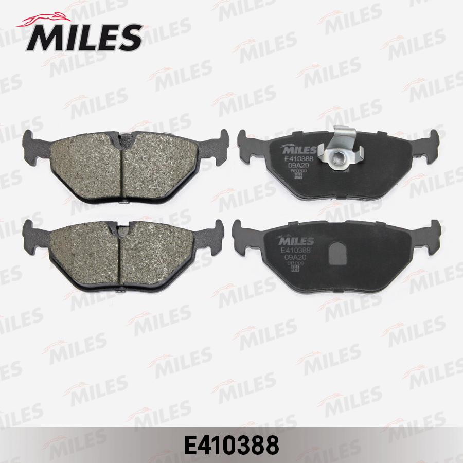 Купить запчасть MILES - E410388 Колодки тормозные задние (без датчика) (Смесь Low-Metallic) BMW E39 9604 (TRW GDB1265) E410388