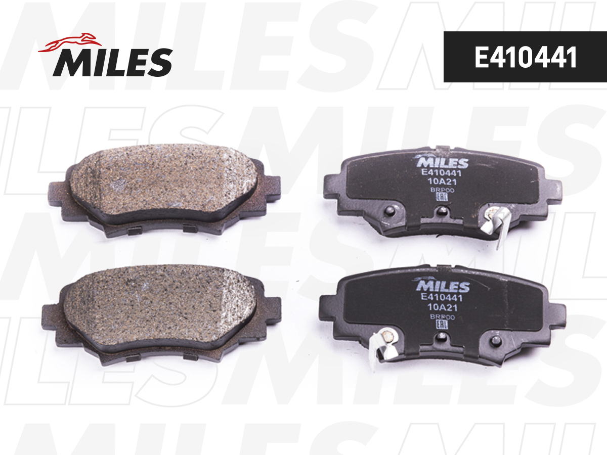 Купить запчасть MILES - E410441 Колодки тормозные задние (Смесь Low-Metallic) MAZDA 3 III (BM) 2013- (TRW GDB3593) E410441
