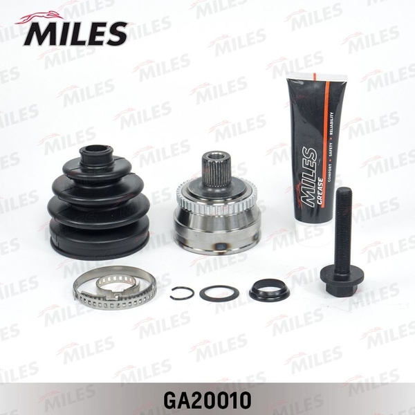 Купить запчасть MILES - GA20010 ШРУС наружный AUDI 80 1.6-2.3 86-91 (с ABS) (GKN 302129) GA20010
