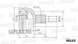 Купить запчасть MILES - GA20022 ШРУС наружный AUDI A3/VW G4/SKODA OCTAVIA 1.4-1.9D 96-05 (GKN 302961) GA20022