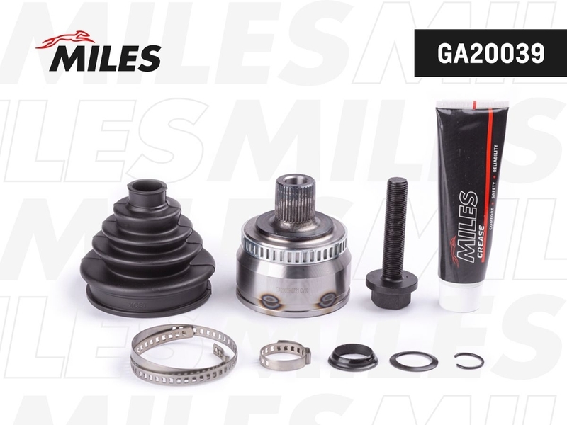 Купить запчасть MILES - GA20039 ШРУС наружный AUDI A4/VW PASSAT 2.3-2.8 96-01 (с ABS) (GKN 301956) GA20039