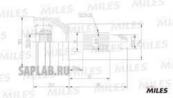 Купить запчасть MILES - GA20192 ШРУС наружный KIA SPECTRA 1.5 91- (АКПП) (GSP 827004) GA20192