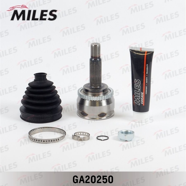 Купить запчасть MILES - GA20250 ШРУС наружный MITSUBISHI CARISMA 1.6-1.9TD 96-06 (с ABS) (GKN 303529) GA20250