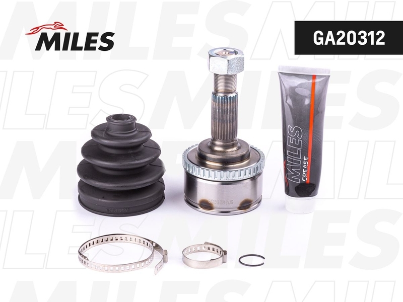 Купить запчасть MILES - GA20312 ШРУС наружный NISSAN PRIMERA 1.6/1.8 02- (GKN 305763) GA20312