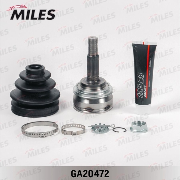 Купить запчасть MILES - GA20472 ШРУС наружный TOYOTA CELICA/CAMRY/PREVIA/LEXUS ES250 2.0-2.5 89-01 (GKN 302814) GA20472