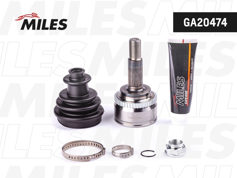 Купить запчасть MILES - GA20474 ШРУС наружный TOYOTA COROLLA 1.4/1.6 02- (GKN 304693) GA20474