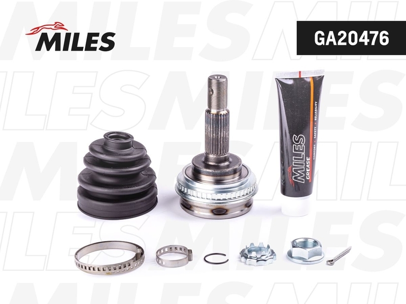 Купить запчасть MILES - GA20476 ШРУС наружный TOYOTA COROLLA 1.6 92-02 (с ABS) (SKF VKJA5600) GA20476