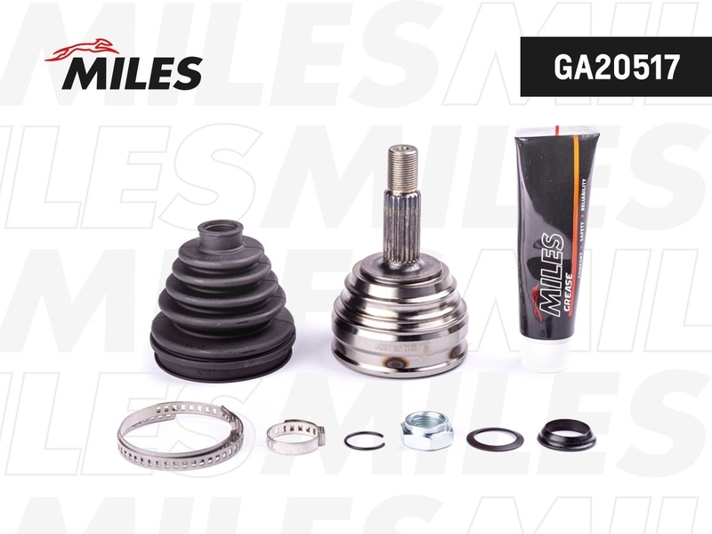 Купить запчасть MILES - GA20517 ШРУС наружный VW G3/PASSAT 1.6-2.0 88-02 (GKN 301948) GA20517