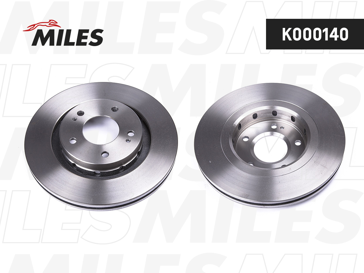 Купить запчасть MILES - K000140 Диск тормозной передний MITSUBISHI OUTLANDER 03/CITROEN C-CROSSER/PEUGEOT 4007 (TRW DF6174) K000140