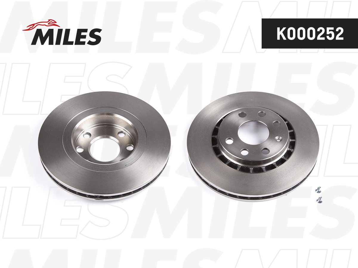 Купить запчасть MILES - K000252 Диск тормозной передний D256 мм CHEVROLET LANOS/DAEWOO NEXIA R14/OPEL ASTRA F (TRW DF1625) K000252