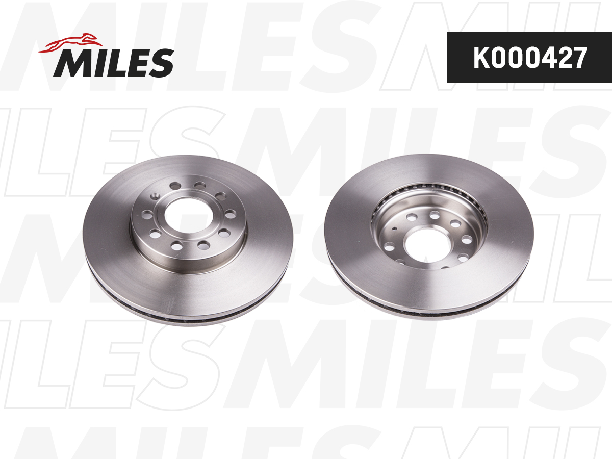Купить запчасть MILES - K000427 Диск тормозной передний SKODA OCTAVIA (1Z_, 5E_) / VW G5/G6/G7/CADDY 04/TOURAN 03AUDI A3 04 (TRW DF4295) K000427