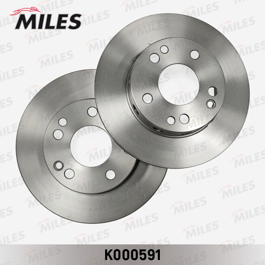 Купить запчасть MILES - K000591 Диск тормозной передний D262мм. MERCEDES W201 1.8/2.0/2.5 82-93 (TRW DF1584) K000591