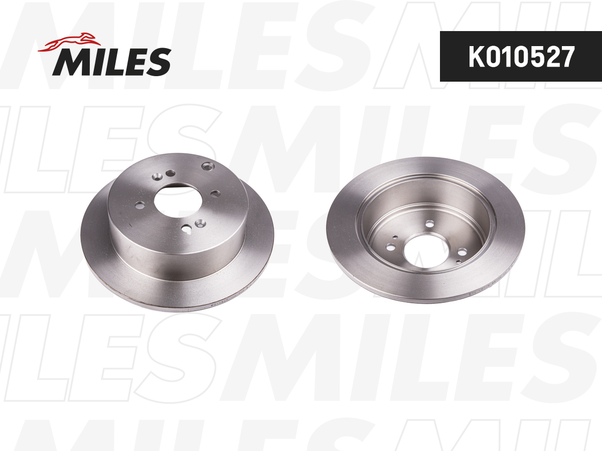 Купить запчасть MILES - K010527 Диск тормозной задний HYUNDAI ACCENT 05-/GETZ 02-/i20 08-/KIA RIO II 05- (TRW DF4803) K010527