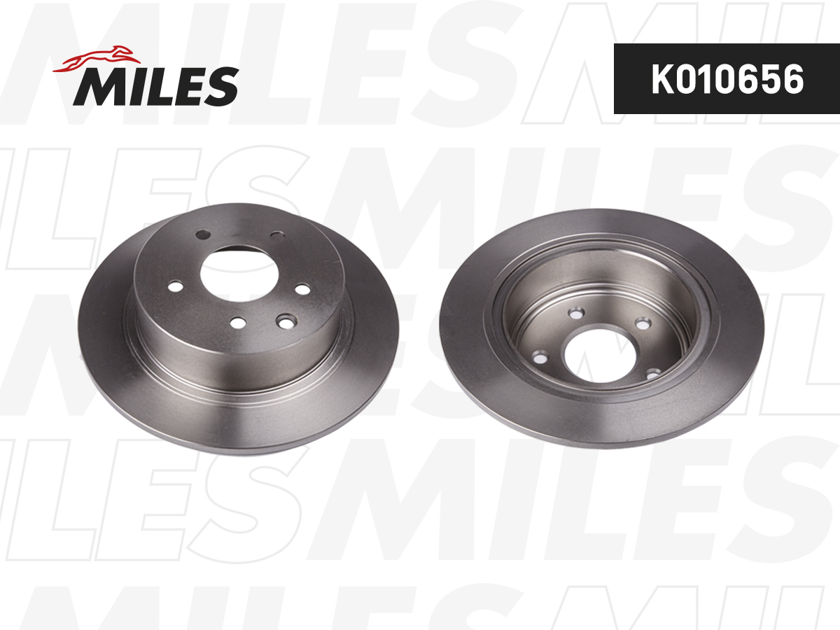 Купить запчасть MILES - K010656 Диск тормозной задний NISSAN JUKE 10-/QASHQAI 07- (TRW DF7369) K010656