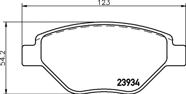 Купить запчасть MINTEX - MDB2591 Колодки тормозные дисковые к-т 4 шт. MDB2591