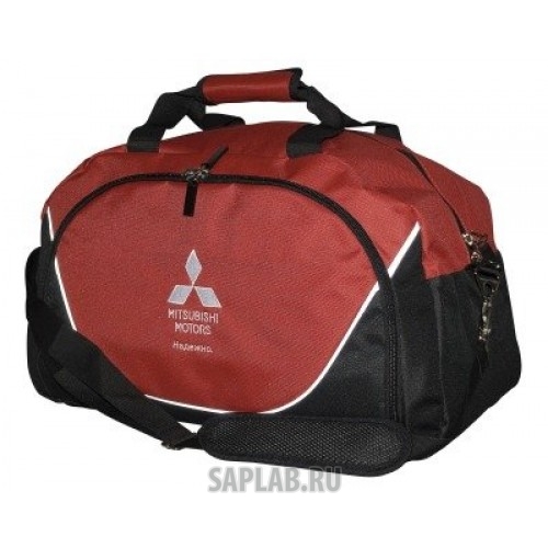 Купить запчасть MITSUBISHI - RU000017 Спортивная сумка Mitsubishi Sports Bag, Black-Red, артикул RU000017