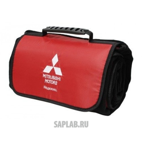 Купить запчасть MITSUBISHI - RU000021 Сумка-плед Mitsubishi Plaid-Bag, Black-Red, артикул RU000021