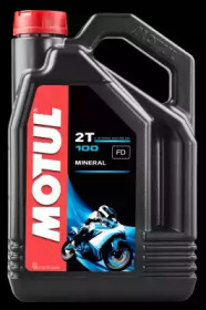 Купить запчасть MOTUL - 104025 Масло моторное минеральное 100 MotoMix 2T 4л 104025