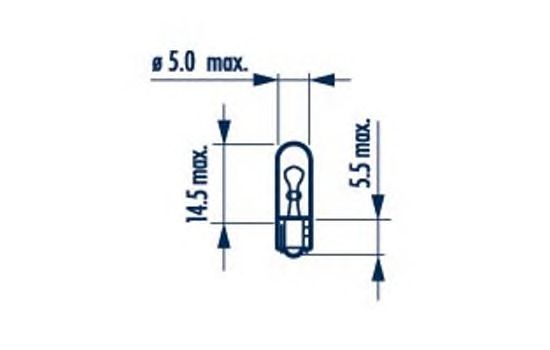 Купить запчасть NARVA - 17073 Лампа 12V 2.3W W2*4.6d индикаторная;;