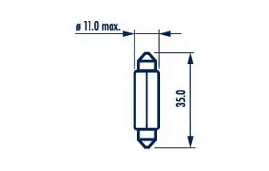 Купить запчасть Narva - 17136 Лампа C5W 24V SV8,5 T11X35 HCV C5W 24V SV8,5 T11X35