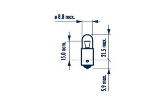 Купить запчасть Narva - 17141 Лампа T4W 24V BA9S T4W 24V BA9S