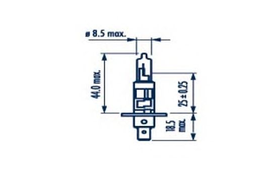 Купить запчасть NARVA - 48320 NARVA H1 12V 55W (P14,5s), 1шт., 48320