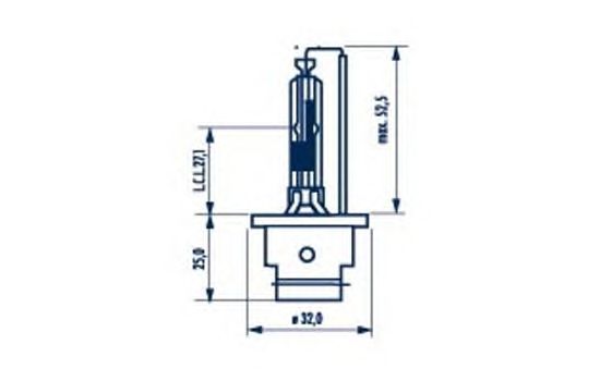 Купить запчасть NARVA - 84006 Лампа D2R 85V 35W P32d-3 4300К (ксенон) Лампа головного освещения (ксенон);;