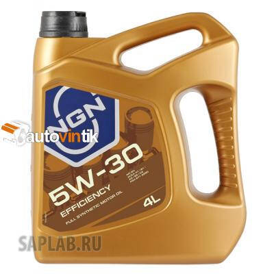 Купить запчасть NGN - V172085348 Моторное масло NGN 5W-30 SN EFFICIENCY 4л V172085348