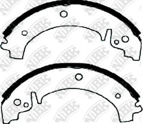 Купить запчасть NIBK - FN0503 Колодки тормозные барабанные CHEVROLET NIVA 2002 FN0503