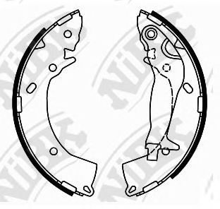 Купить запчасть NIBK - FN0610 Колодки тормозные барабанные HYUNDAI GETZ 05-10 180х32mm FN0610