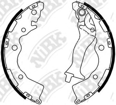 Купить запчасть NIBK - FN0617 Колодки тормозные барабанные HYUNDAI ACCENT 2005-2010 FN0617