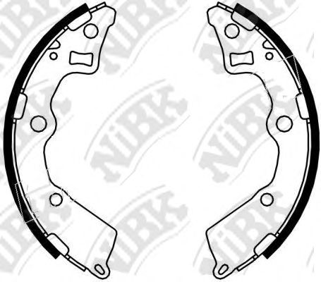 Купить запчасть NIBK - FN0618 Колодки тормозные барабанные KIA PICANTO 1.0/1.1 04- FN0618