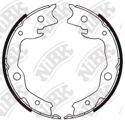 Купить запчасть NIBK - FN0621 Колодки стояночного тормоза NISSAN X-TRAIL 2007-2013 FN0621