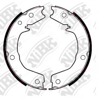 Купить запчасть NIBK - FN0626 Колодки стояночного тормоза MITSUBISHI PAJERO 2007 FN0626