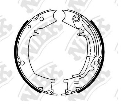 Купить запчасть NIBK - FN0644 Колодки тормозные барабанные HYUNDAI TUCSON 2004-2010 FN0644