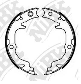 Купить запчасть NIBK - FN23001 Колодки стояночного тормоза MITSUBISHI OUTLANDER 2007-2012 FN23001