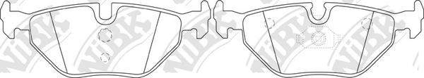 Купить запчасть NIBK - PN0014 Колодки задние (BMW E36/E46/Z4 E85/E86) PN0014