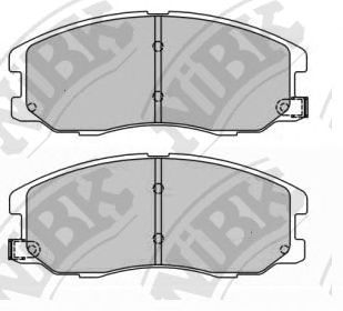 Купить запчасть NIBK - PN0068 Колодки тормозные CHEVROLET CAPTIVA/OPEL ANTARA 2.0D/2.4/3.2 07- передние PN0068