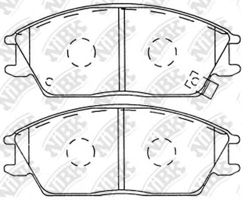 Купить запчасть NIBK - PN0091 Колодки тормозные дисковые перед HYUNDAI ACCENT II Saloon (LC) 1.5 09.1999 - 10.2002 <=> HYUNDAI GETZ (TB) 1.4 i 08.2005 - 12.2010 <=> HYUNDAI GETZ (TB) 1.3 i 09.2002 - 03.2004