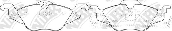 Купить запчасть NIBK - PN0189 Колодки тормозные дисковые OPEL ASTRA G 1.2/1.4/1.6/1.7D PN0189