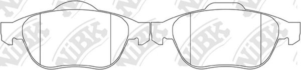 Купить запчасть NIBK - PN0204 Колодки тормозные RENAULT MEGANE II/LAGUNA II/SCENIC II передние PN0204