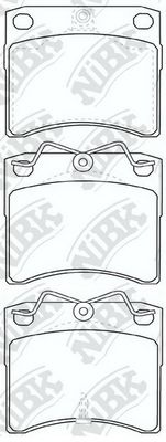 Купить запчасть NIBK - PN0278 Колодки тормозные дисковые PN0278