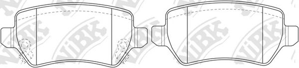 Купить запчасть NIBK - PN0329 Колодки задние (OPEL ASTRA G, H) PN0329