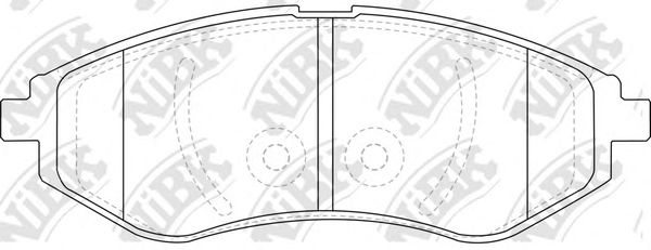 Купить запчасть NIBK - PN0370 Колодки тормозные дисковые перед CHEVROLET AVEO Saloon (T300) 1.6 03.2011 -  <=> CHEVROLET AVEO Saloon (T250, T255) 1.4 09.2008 -  <=> CHEVROLET AVEO Saloon (T250, T255) 1.2 01.2008 - 