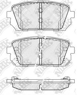 Купить запчасть NIBK - PN0426 Колодки тормозные дисковые PN0426